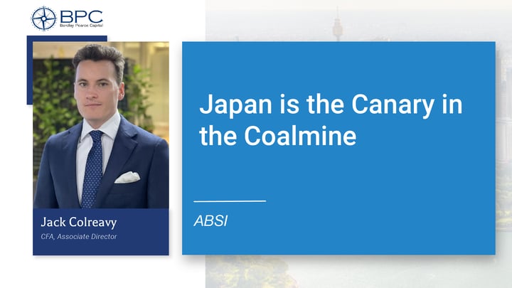 ABSI - Japan is the Canary in the Coalmine