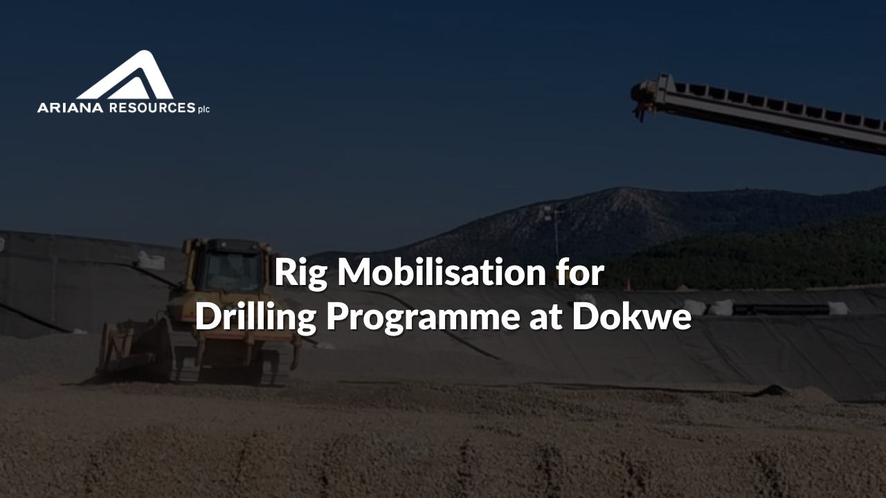 AA2 Rig Mobilisation for Drilling Programme at Dokwe