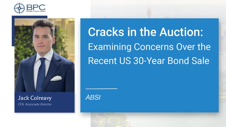 ABSI - Cracks in the Auction:Examining Concerns Over the Recent US 30-Year Bond Sale