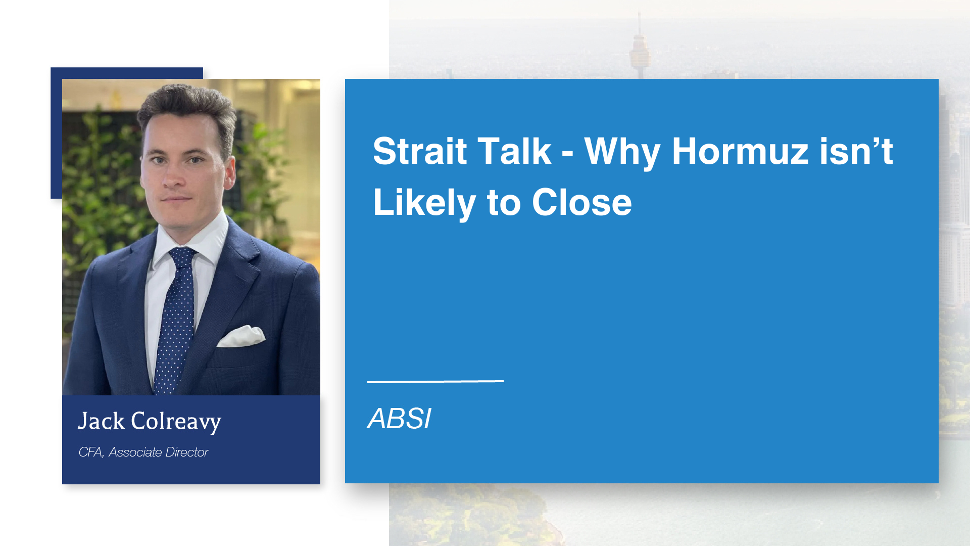 ABSI Jack Colreavy BPC 24.06.25