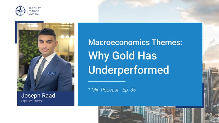 Why Gold has Underperformed - 1 Min Podcast