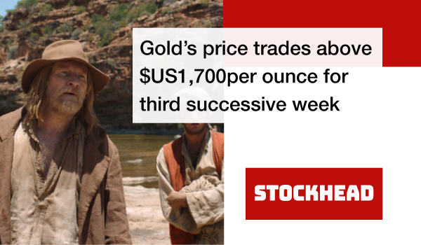 Gold’s price trades above $US1,700 per ounce for third successive week