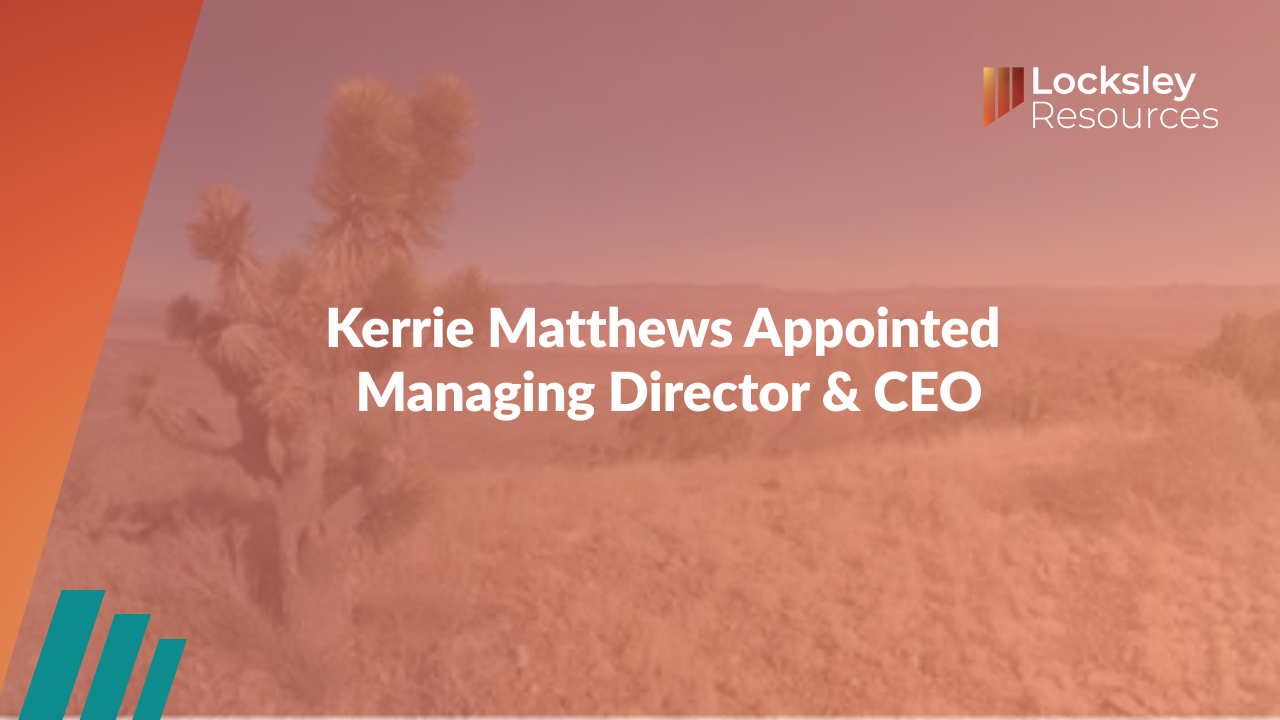 LKY - Kerrie Matthews Appointed Managing Director & CEO