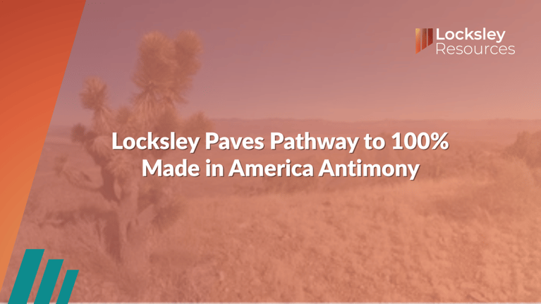 Locksley Resources (ASX:LKY): Locksley Paves Pathway to 100% Made in America Antimony