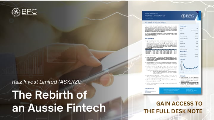 Raiz Investment Limited (ASX:RZI): The Rebirth of an Aussie Fintech