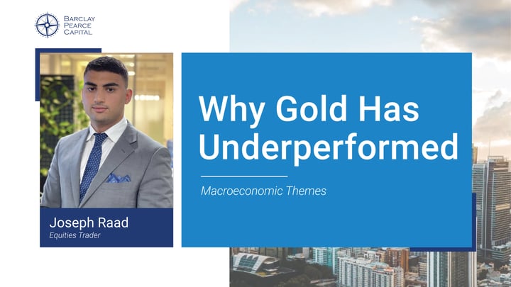 Why Gold Has Underperformed ~ Macroeconomic Themes