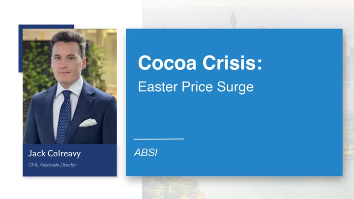 ABSI - Cocoa Crisis: Easter Price Surge
