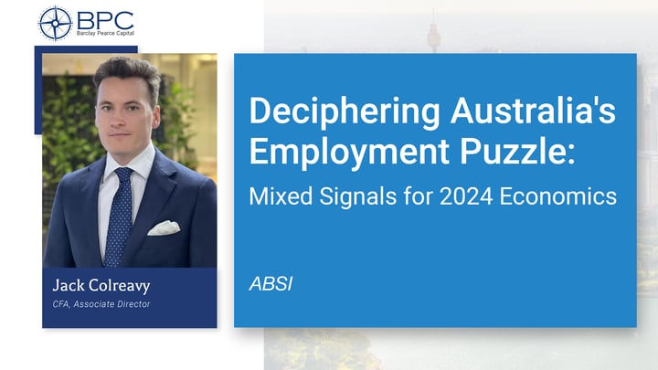 ABSI - Deciphering Australia's Employment Puzzle:Mixed Signals for 2024 Economics