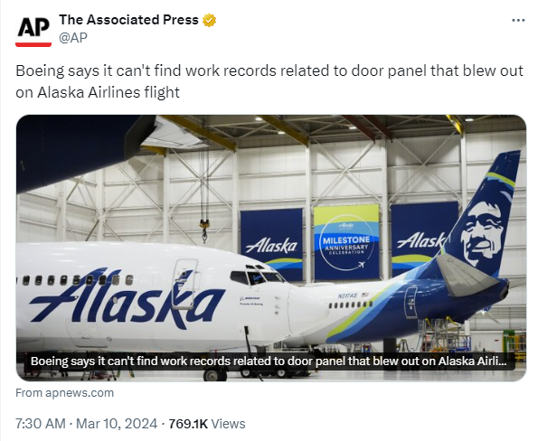 alaska plane