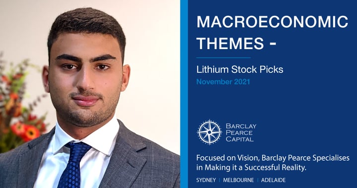 Macroeconomic Themes ~ Lithium Stock Picks - November 2021