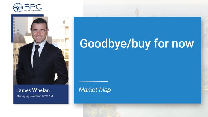 Goodbye/buy for now - Market Map with James Whelan